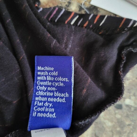 Apt. 9 dress office stretchy knit Colorful XL Shift Professional keyhole chic - Picture 15 of 15